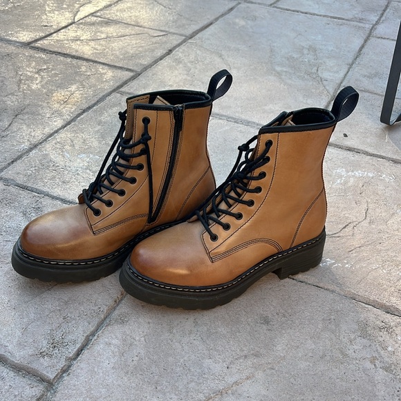 Roolee Elvis Platform Boots Brown - Picture 2 of 5